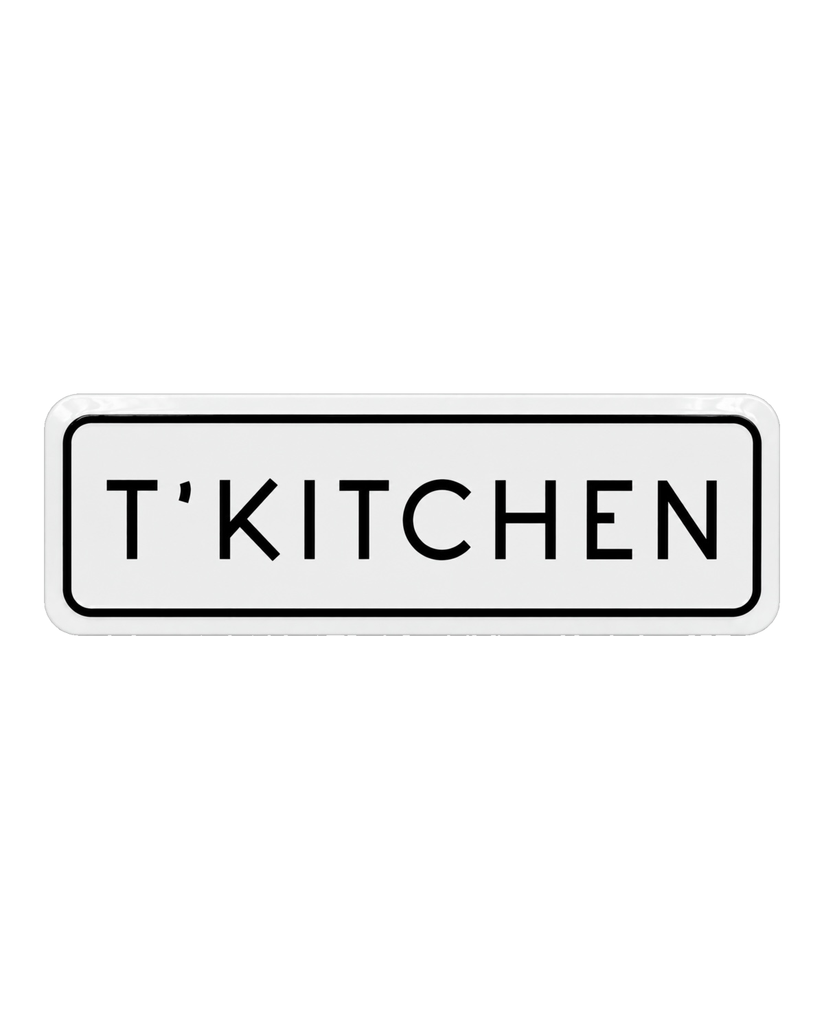 Yorkshire T’Kitchen Home Metal Embossed Sign