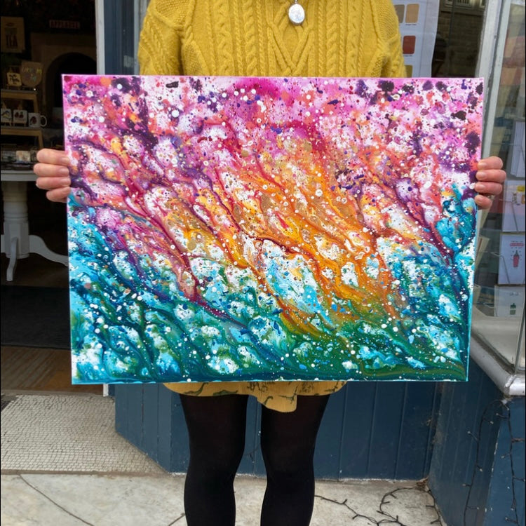 Bold Abstract Modern Original Painting