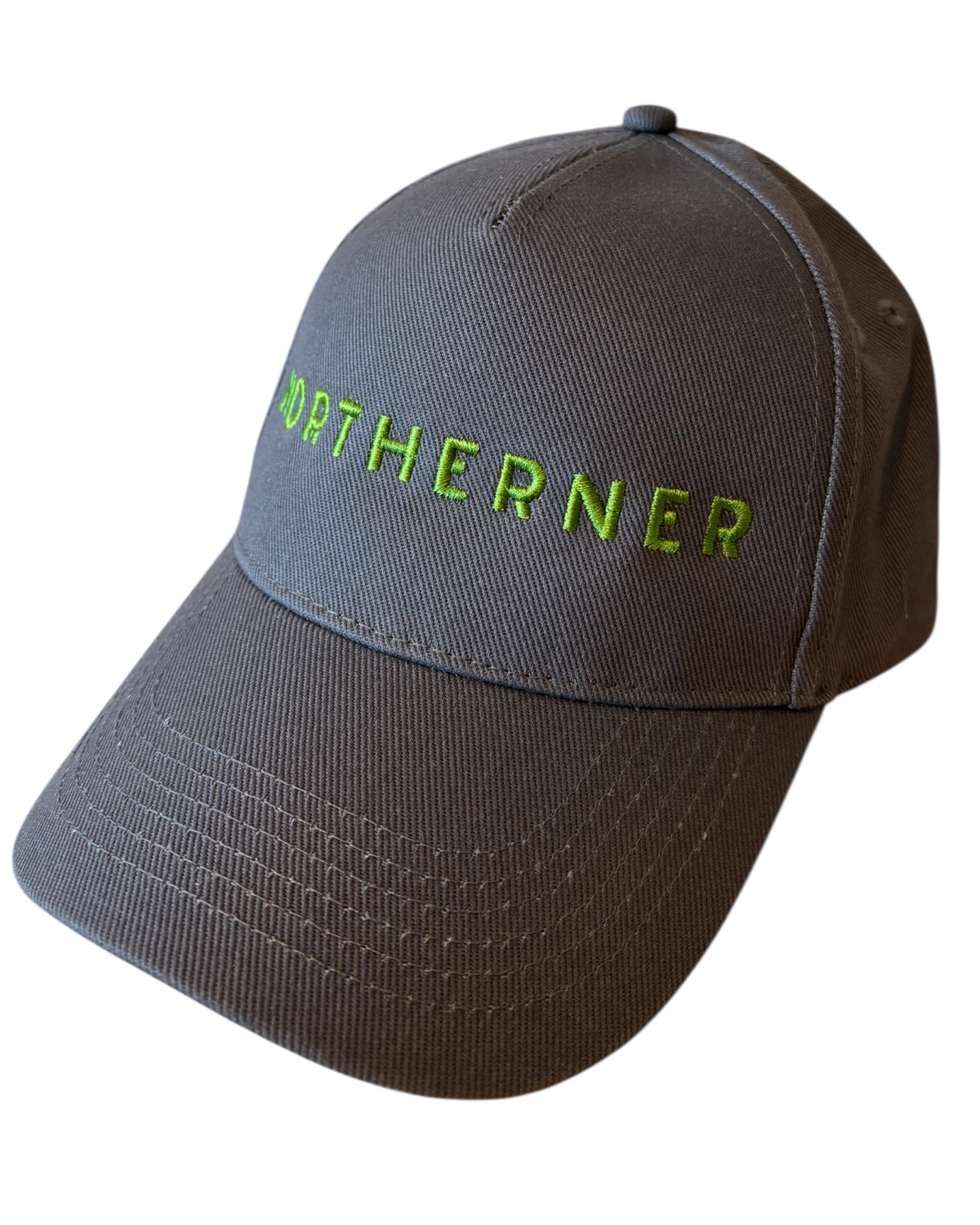 Dark dad cap with Northerner embroidery / embroidered slogan logo. Hat for men and women - unisex. Great gift for someone from Yorkshire or Lancashire.