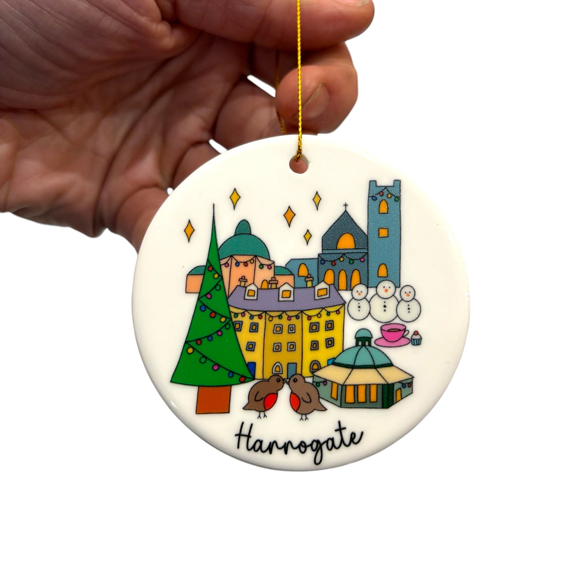 Ceramic Harrogate Christmas Decoration