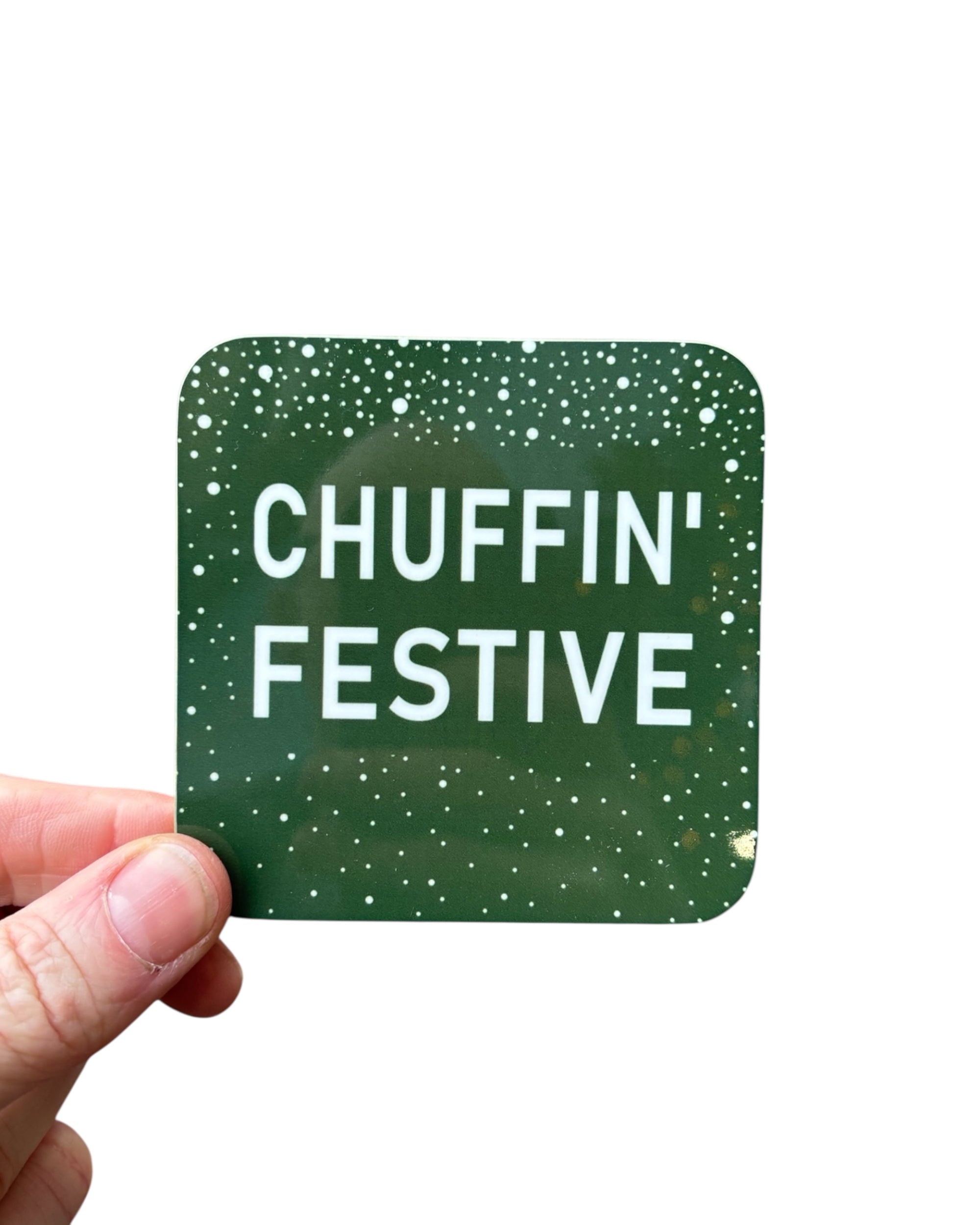 Yorkshire Chuffin Christmas Coaster
