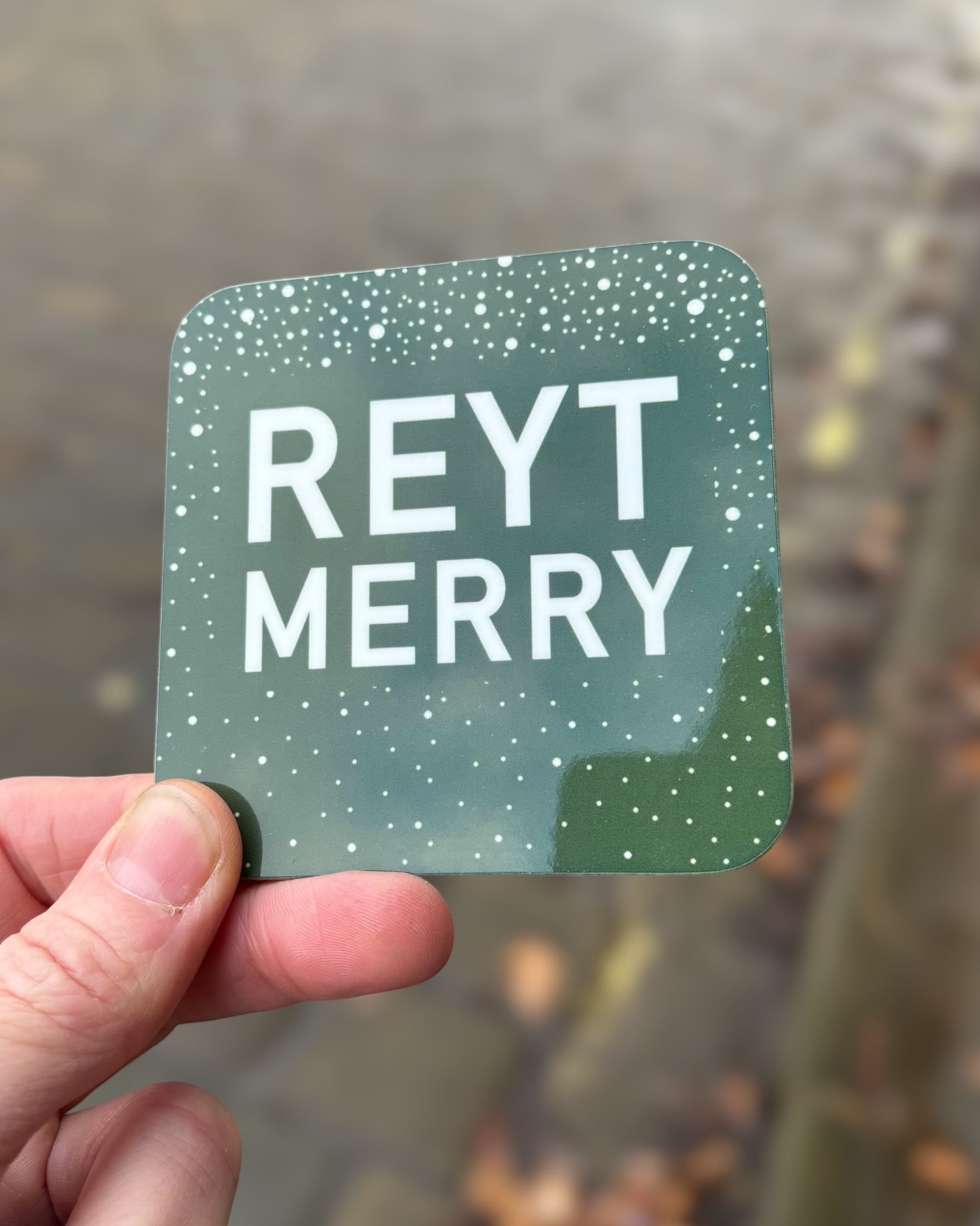 Yorkshire Reyt Merry Christmas Coaster