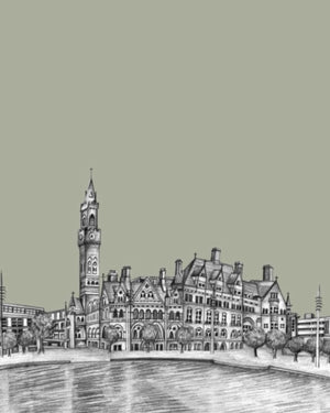 Bradford Yorkshire Sketch Print