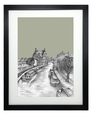 Skipton Yorkshire Sketch Print