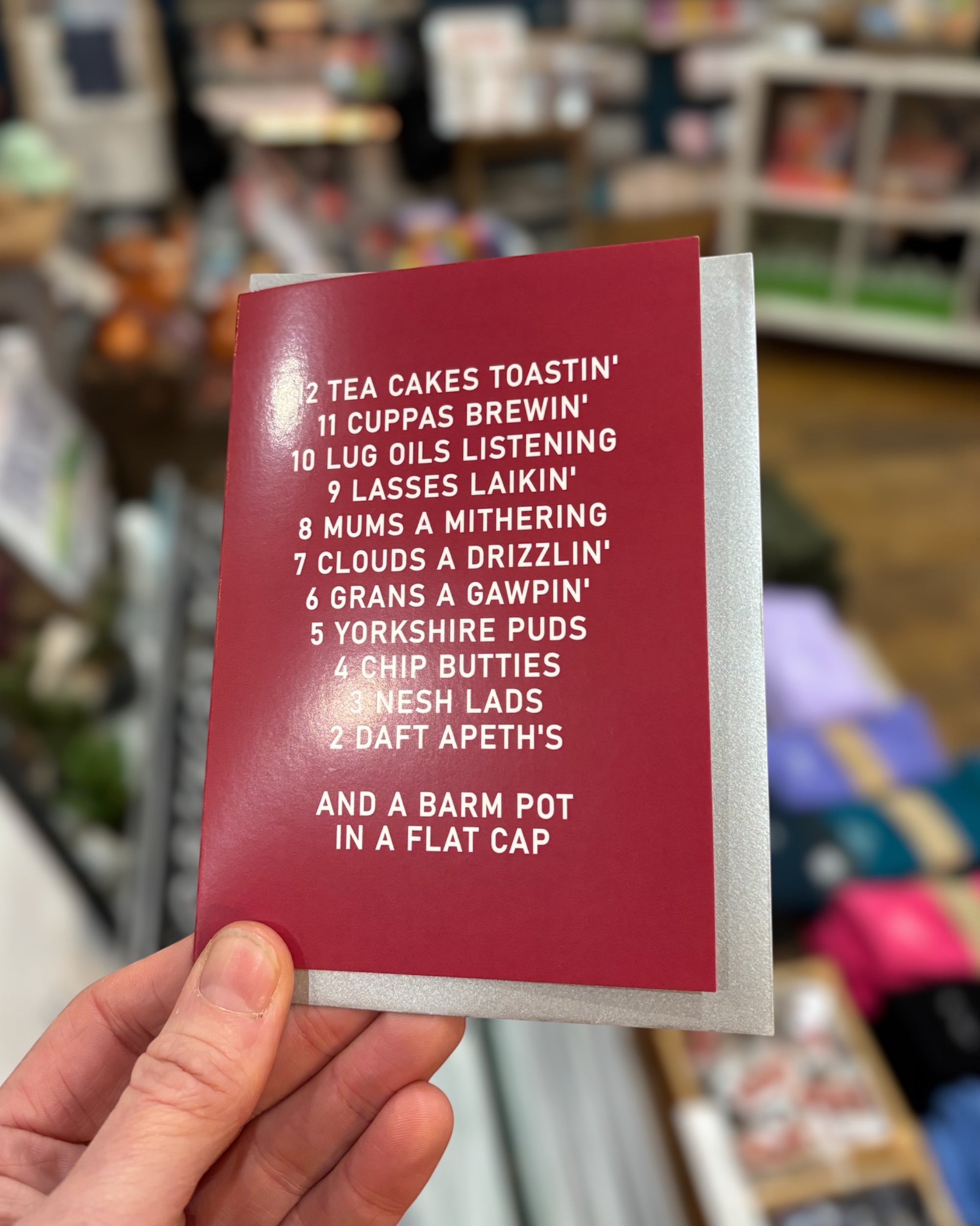 Yorkshire 12 Days Christmas Card