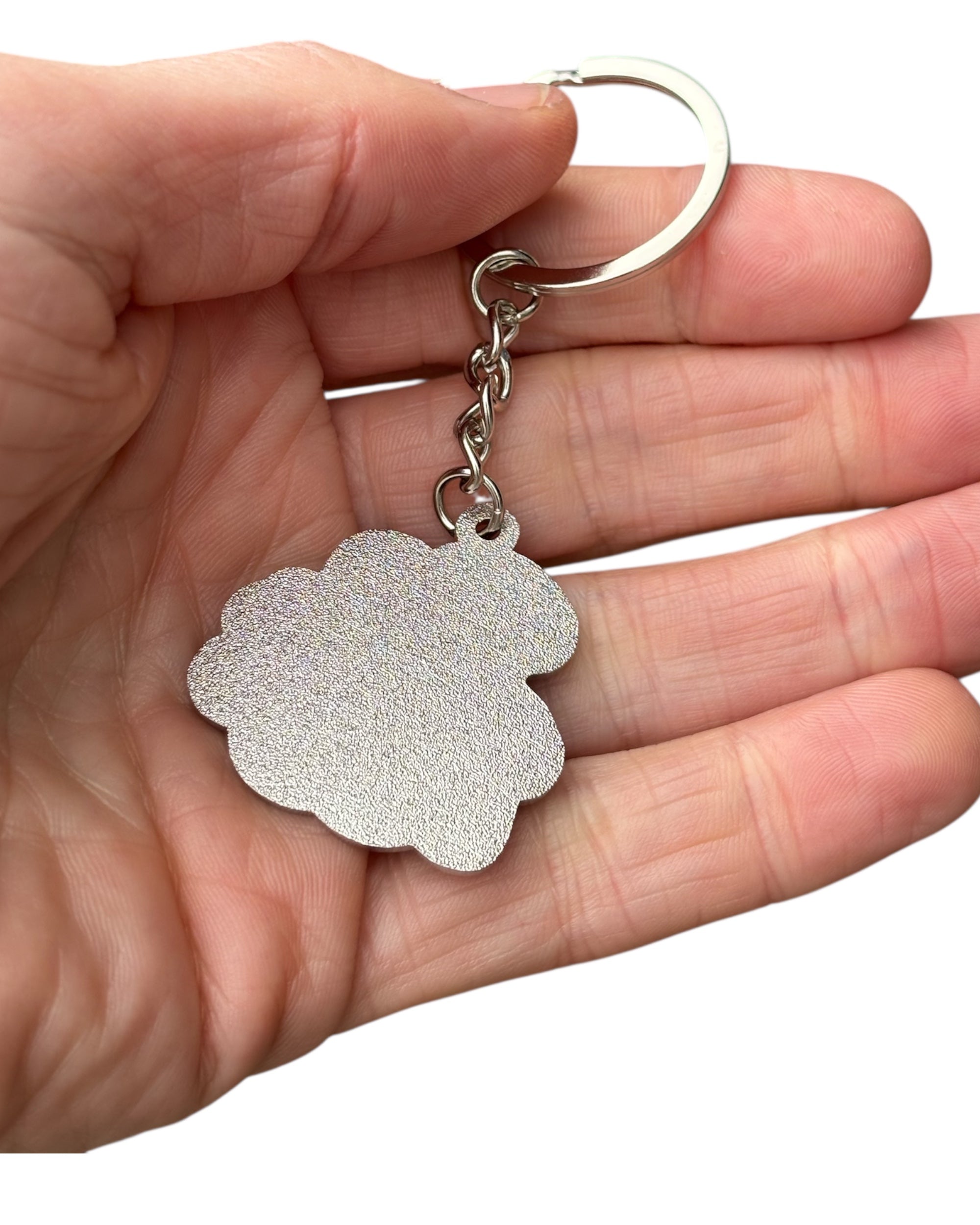 Yorkshire Dialect Be Reyt Enamel Keyring / Keychain