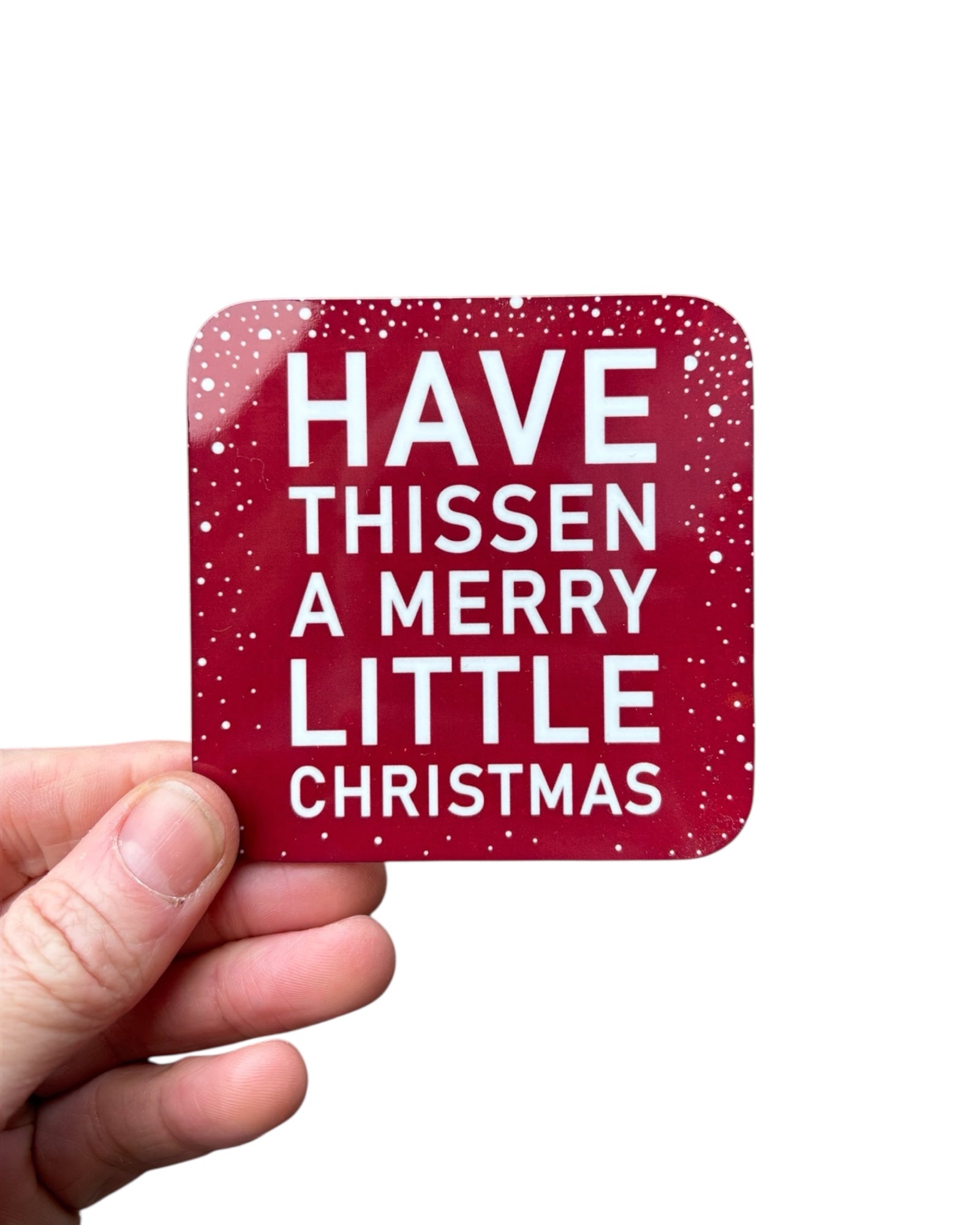 Yorkshire Merry Christmas Coaster