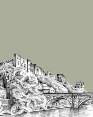 Durham Sketch Print