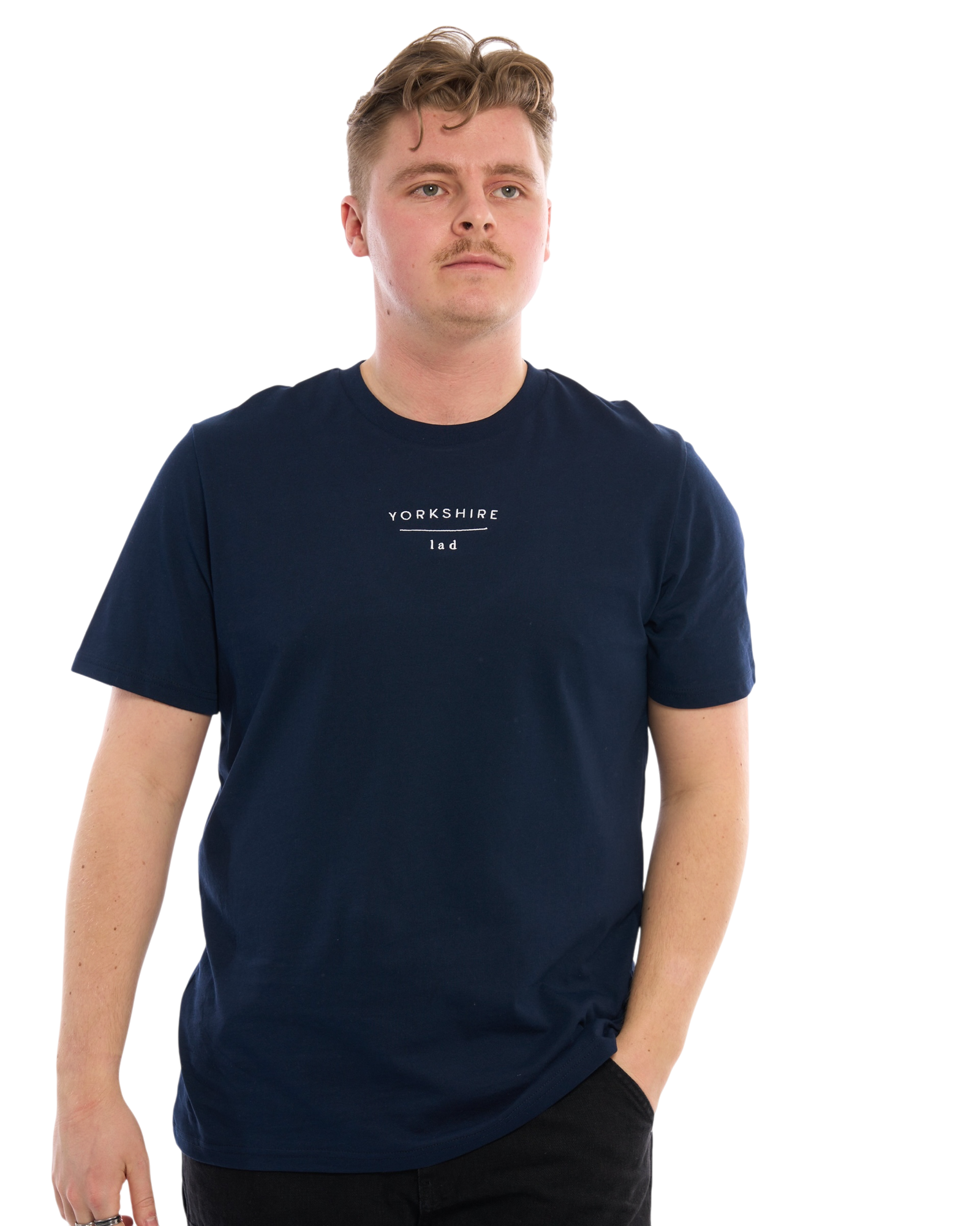Yorkshire Lad Embroidered Organic Cotton T-Shirt