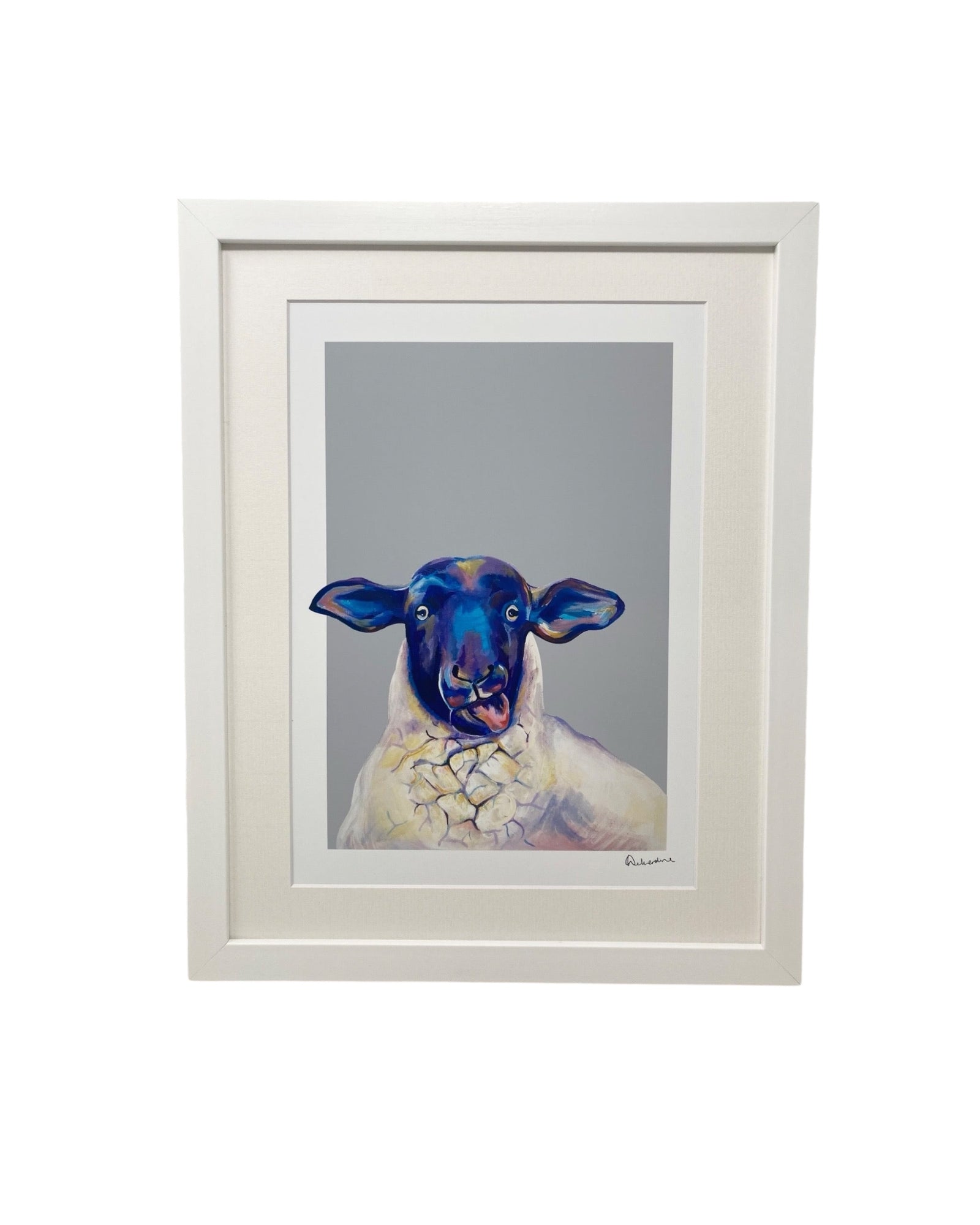 Colourful Cheeky Sheep Print