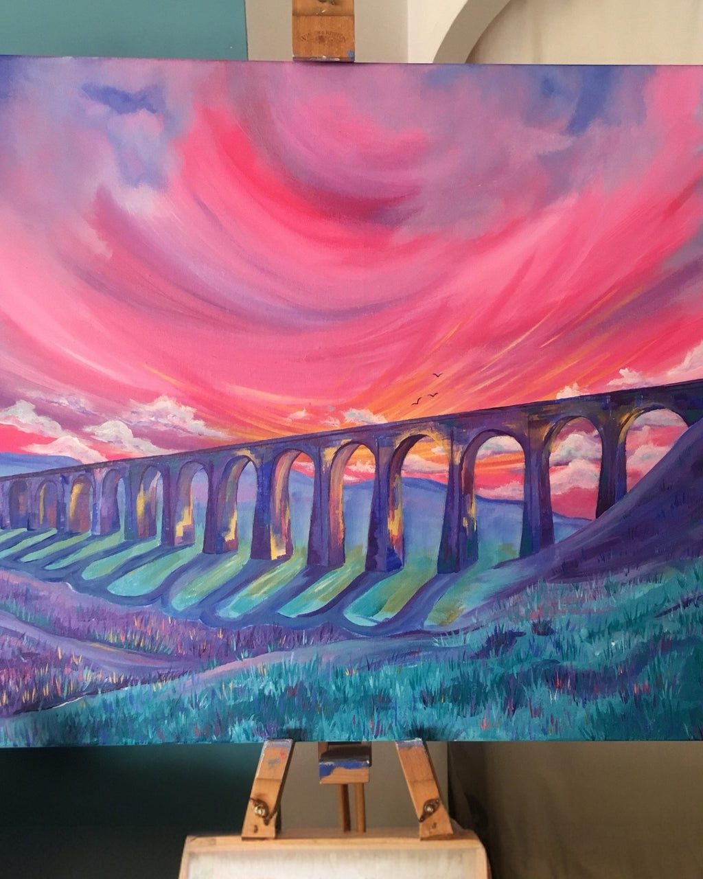 Ribblehead Viaduct North Yorkshire Framed Print Framed