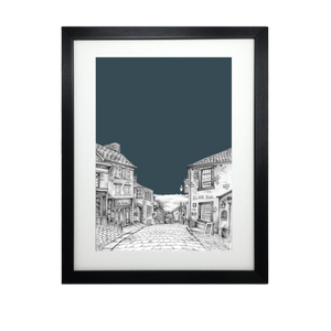 Haworth Yorkshire Sketch Print