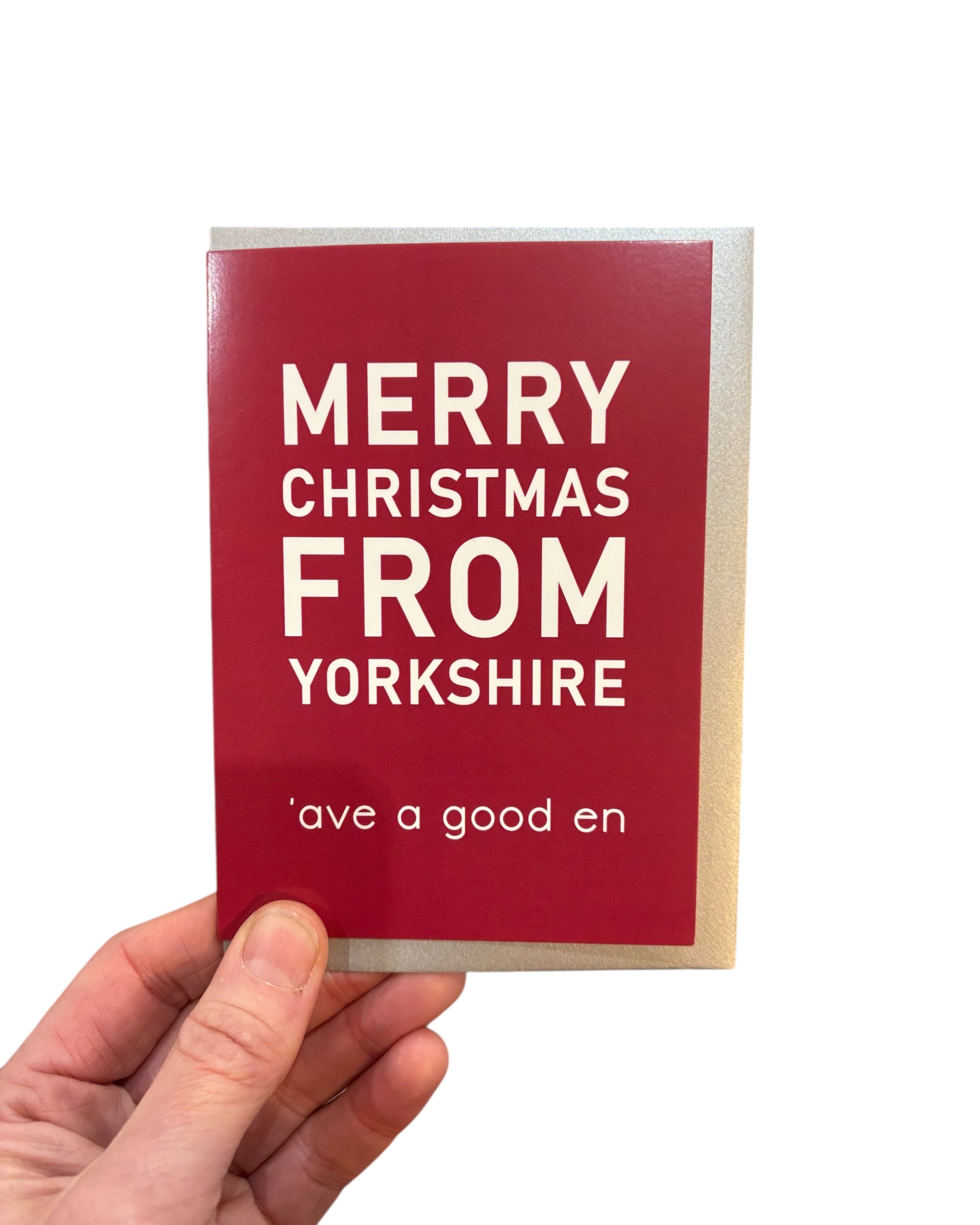 Yorkshire Greeting Christmas Card