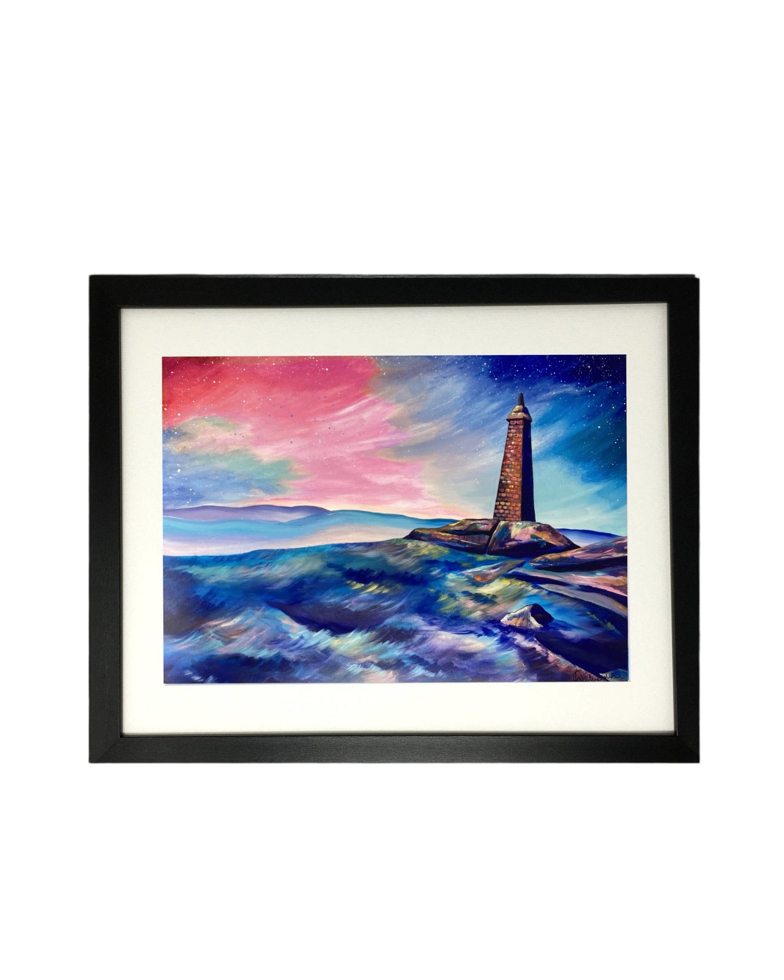 Wainman's Pinnacle Sutton-in Craven , North Yorkshire Framed print