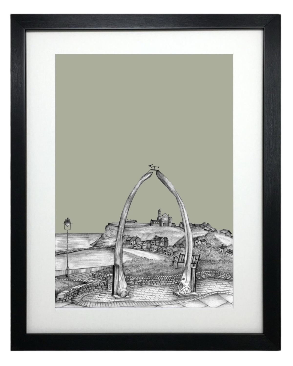 Whitby Sketch Print