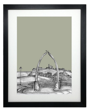 Whitby Sketch Print