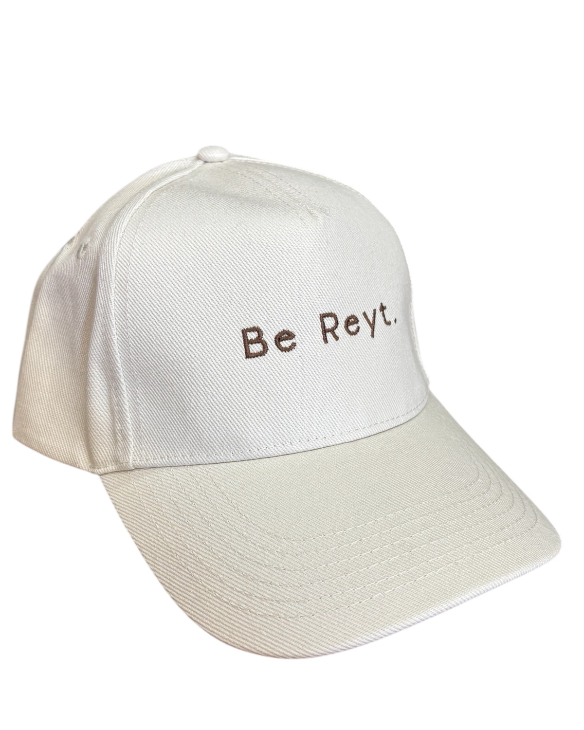 neutral dad cap with minimalist funny Yorkshire / Northern / Lancashire slogan / logo in coffee embroidery / embroidered. This hat would be a perfect gift for a Northerner. Suitable for men and women, it's unisex and great quality.