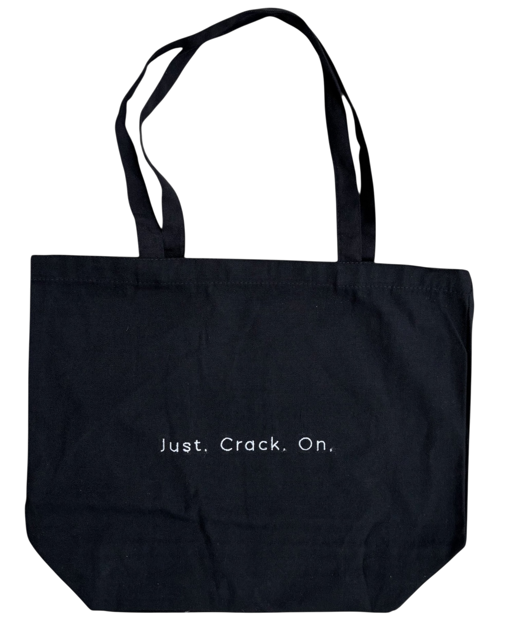 Northern Just Crack On Embroidered Tote Bag