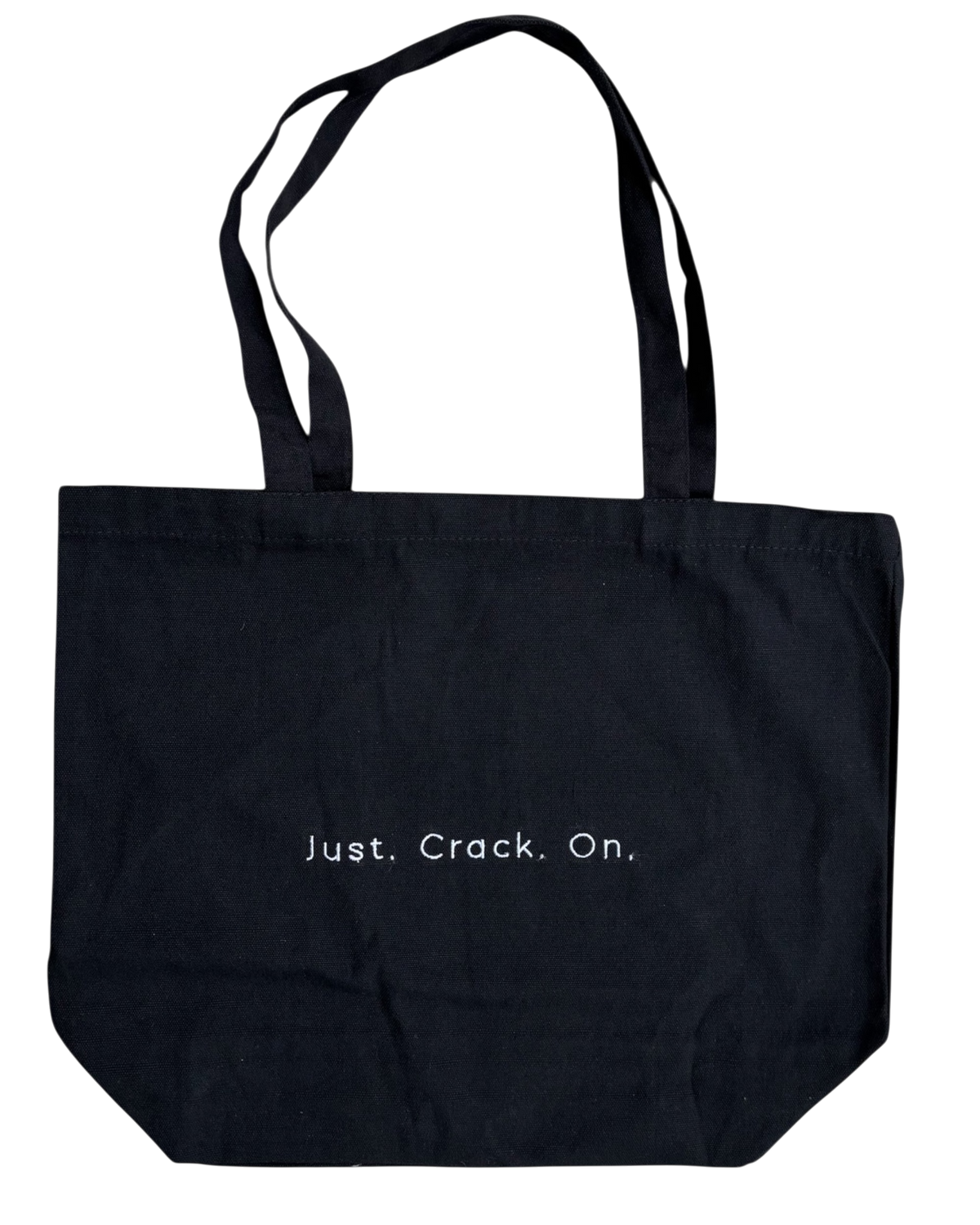 Northern Just Crack On Embroidered Tote Bag