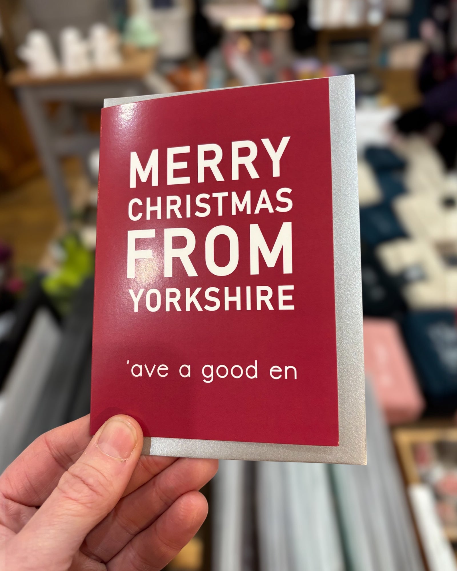 Yorkshire Greeting Christmas Card