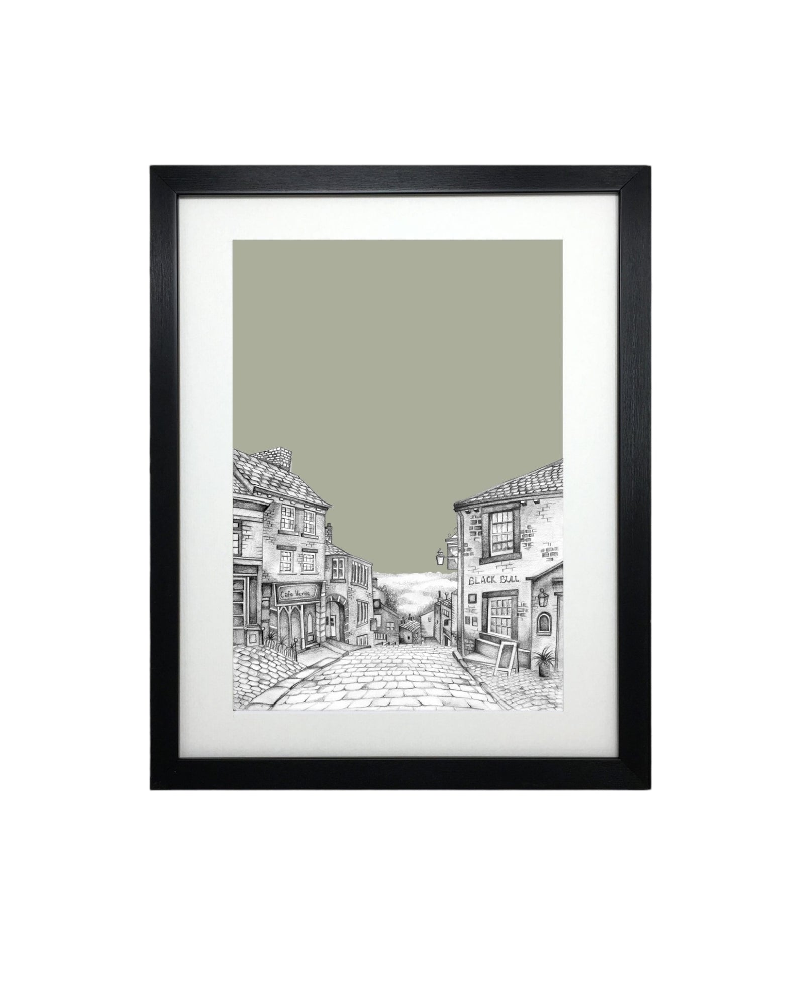 Haworth Yorkshire Sketch Print