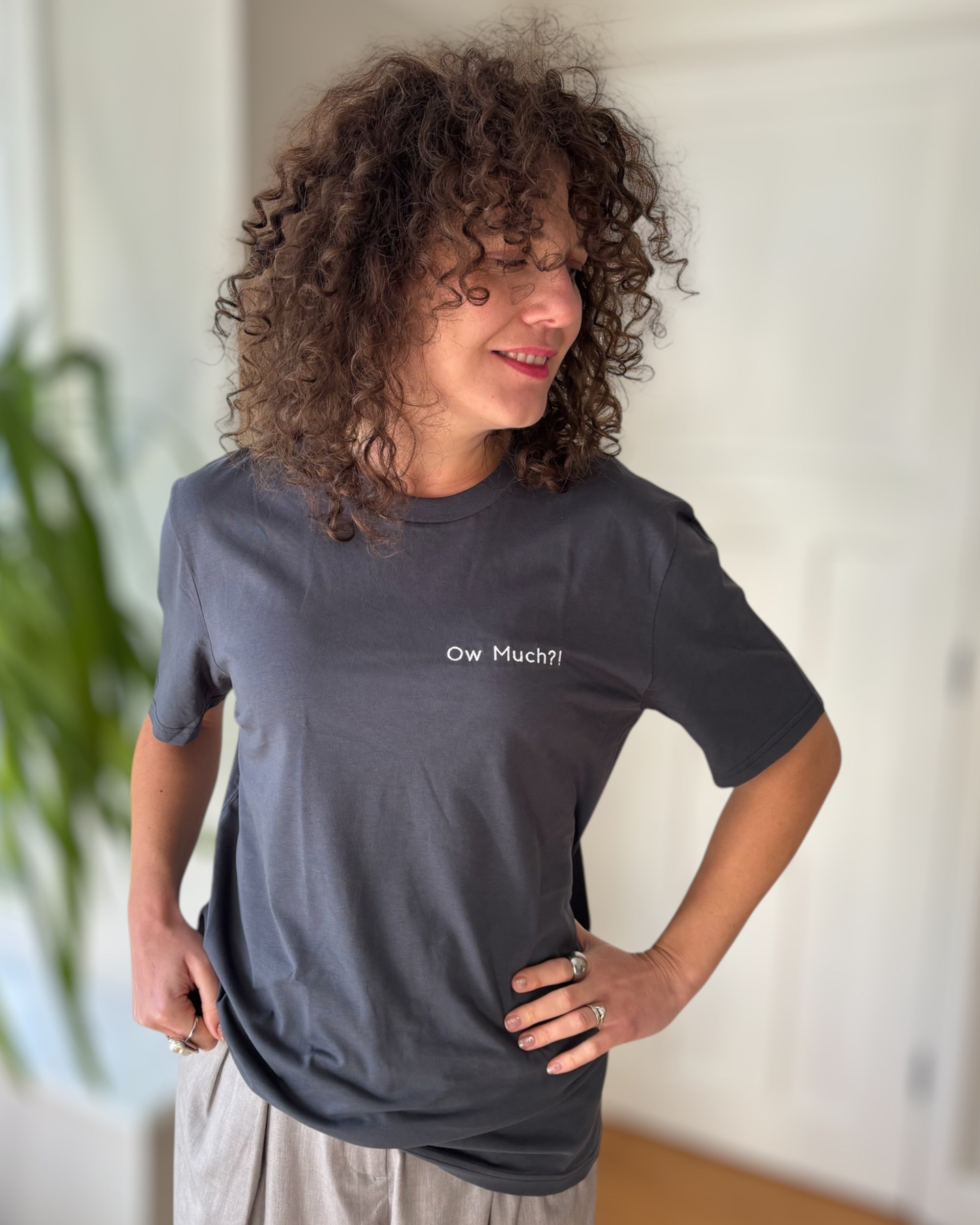 Ow Much Yorkshire T-Shirt - Unisex Premium Embroidered Organic Cotton - 3 Colours