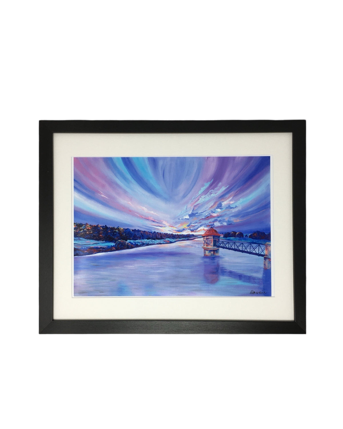 Stanbury, Yorkshire Reservoir Framed Print – Unframed Print