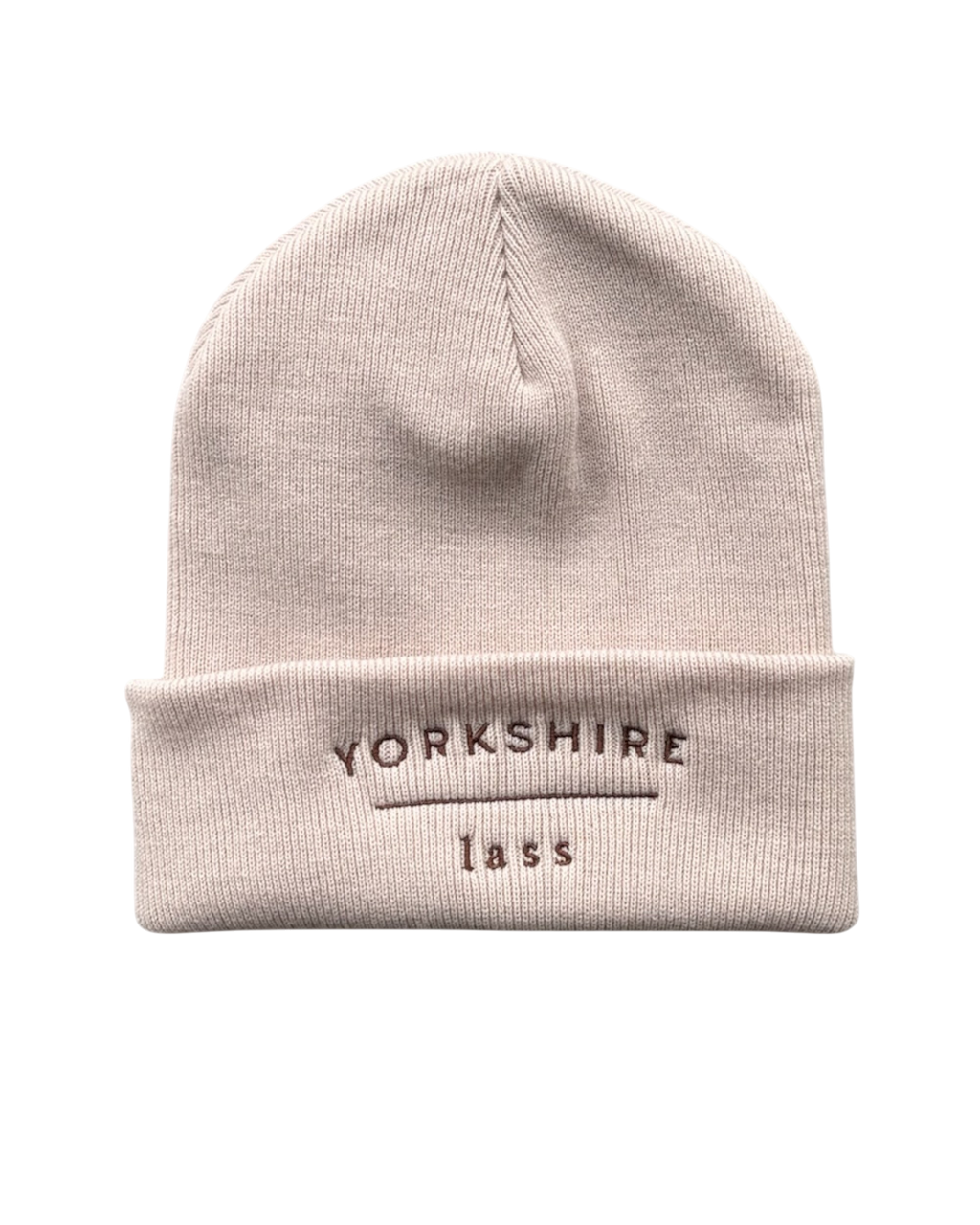 Yorkshire Lass Embroidered Beanie Hat