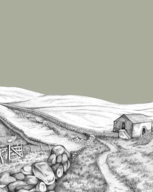 Yorkshire Dales Sketch Print