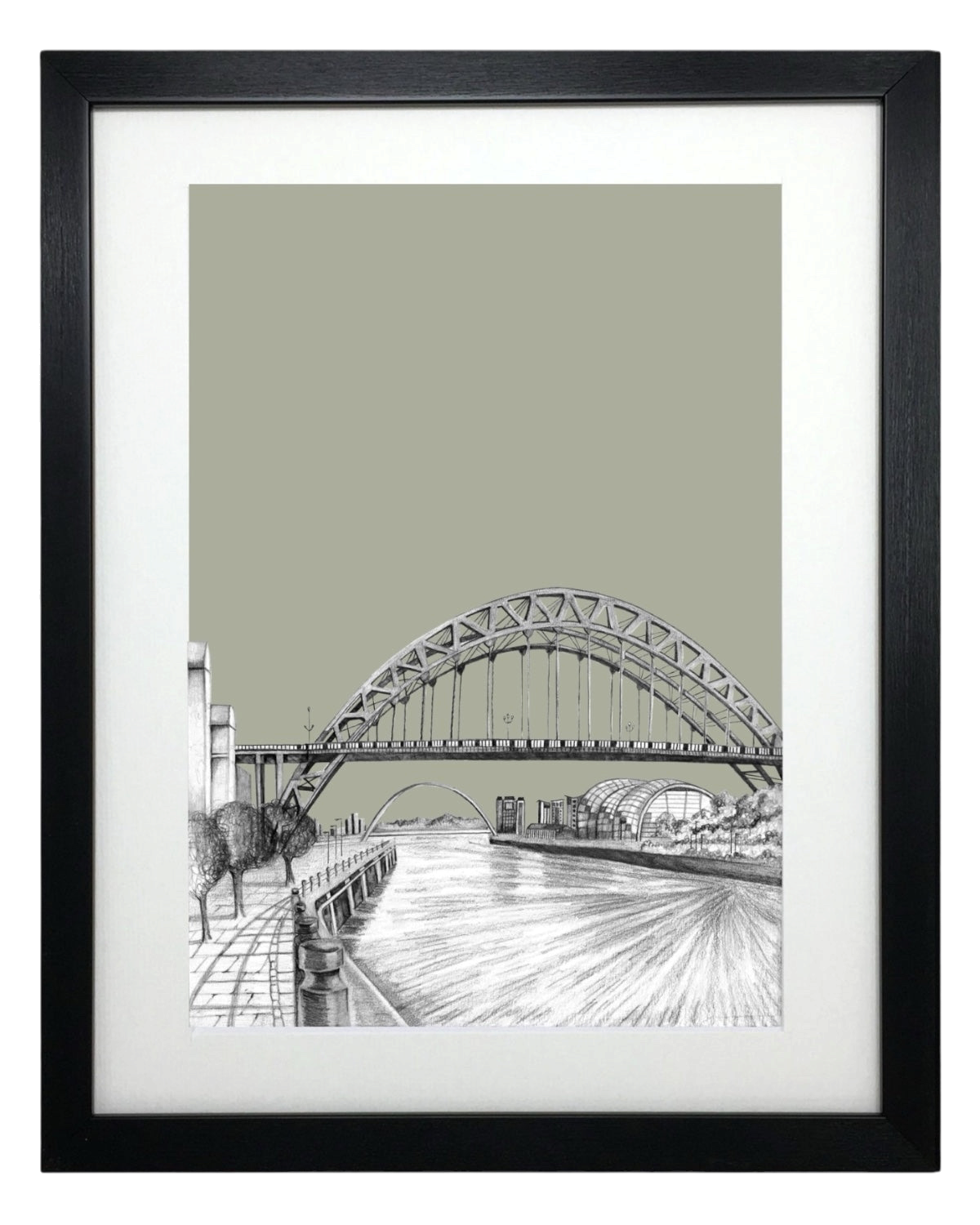 Newcastle Sketch Print – Unframed Print