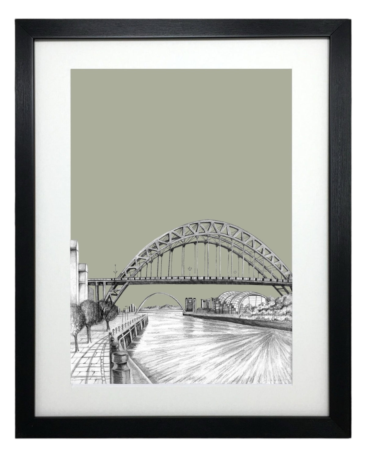 Newcastle Sketch Print