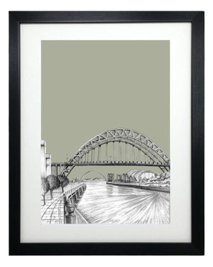 Newcastle Sketch Print