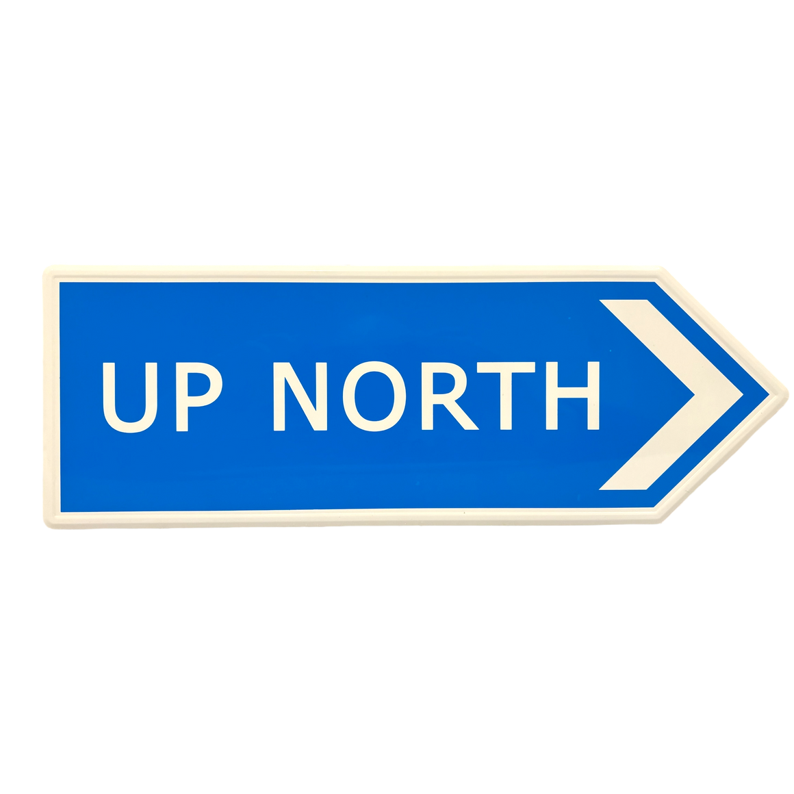 Yorkshire Metal Roadsign Up North