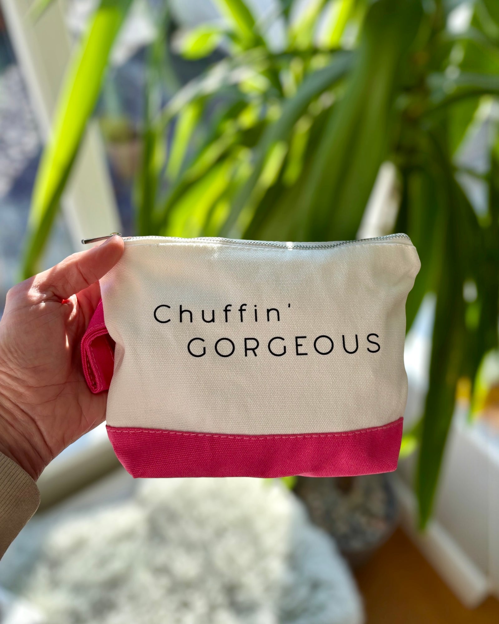Chuffin Gorgeous Yorkshire Make Up Bag Lined