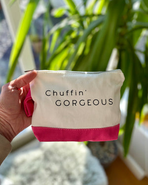 Chuffin Gorgeous Yorkshire Make Up Bag Lined