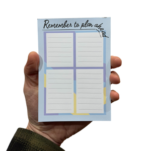 Plan Ahead List Notepad