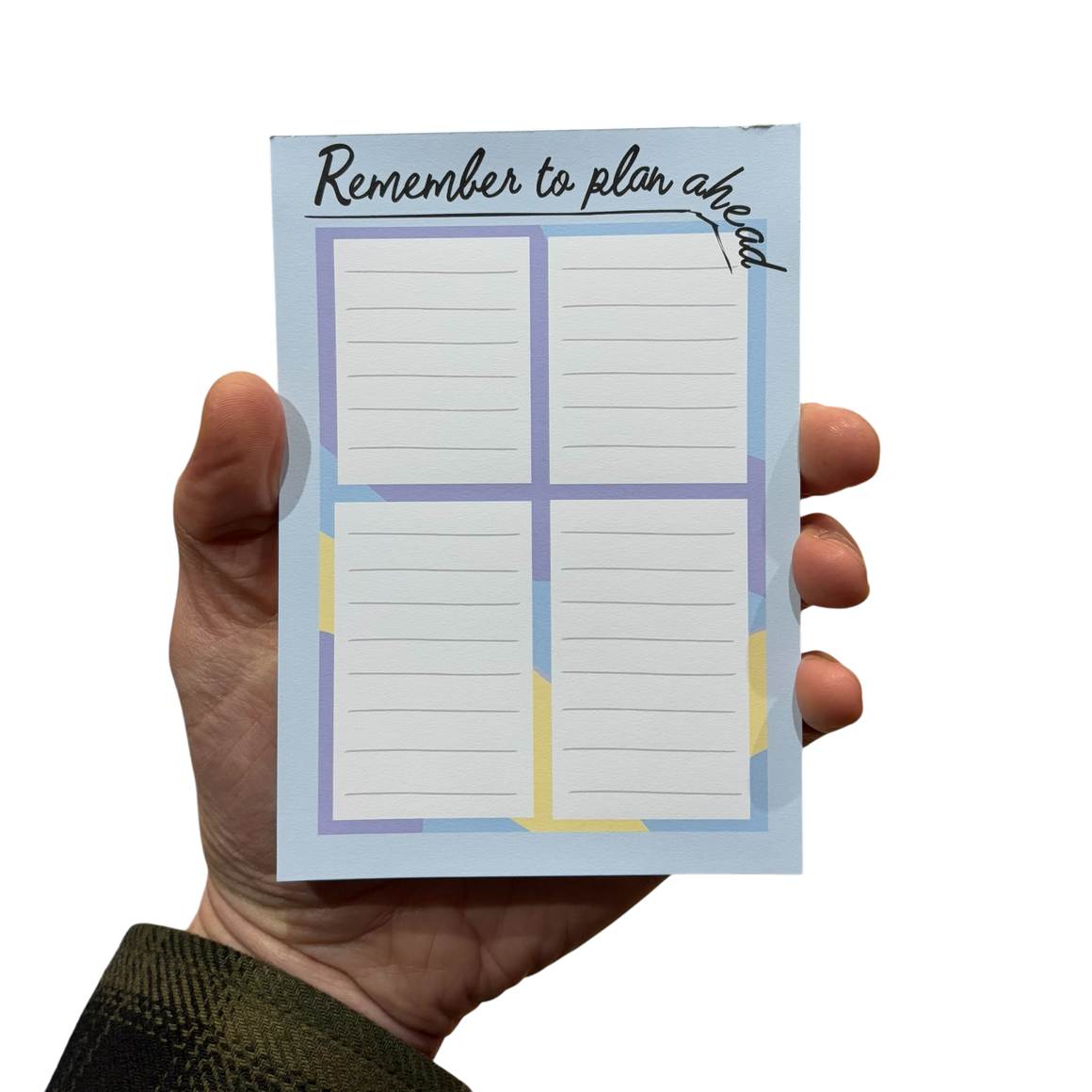 Plan Ahead List Notepad