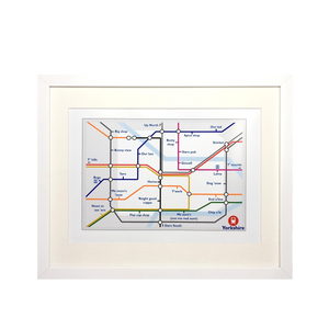 Yorkshire Underground Tube Print