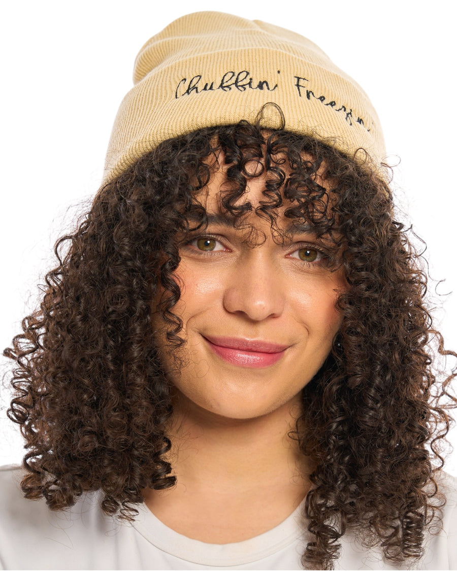 Chuffin' Freezin' Embroidered Beanie Hat - One Size