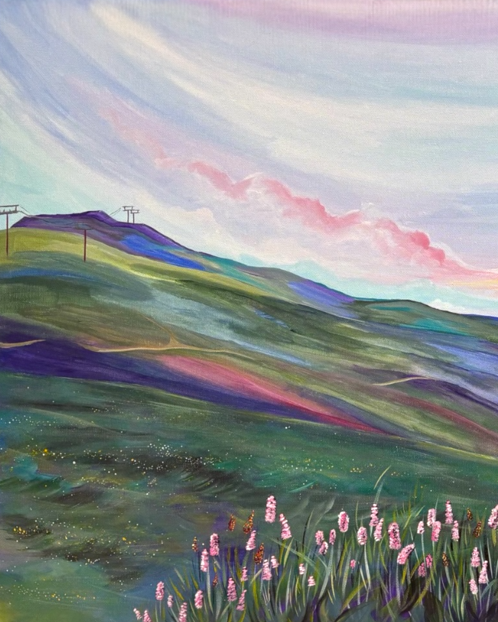 St Moritz Original Artwork Canvas