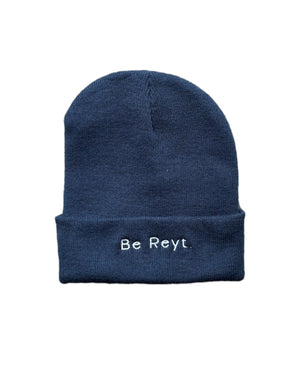 Yorkshire Be Reyt Embroidered Beanie Hat - One Size - 3 Colours