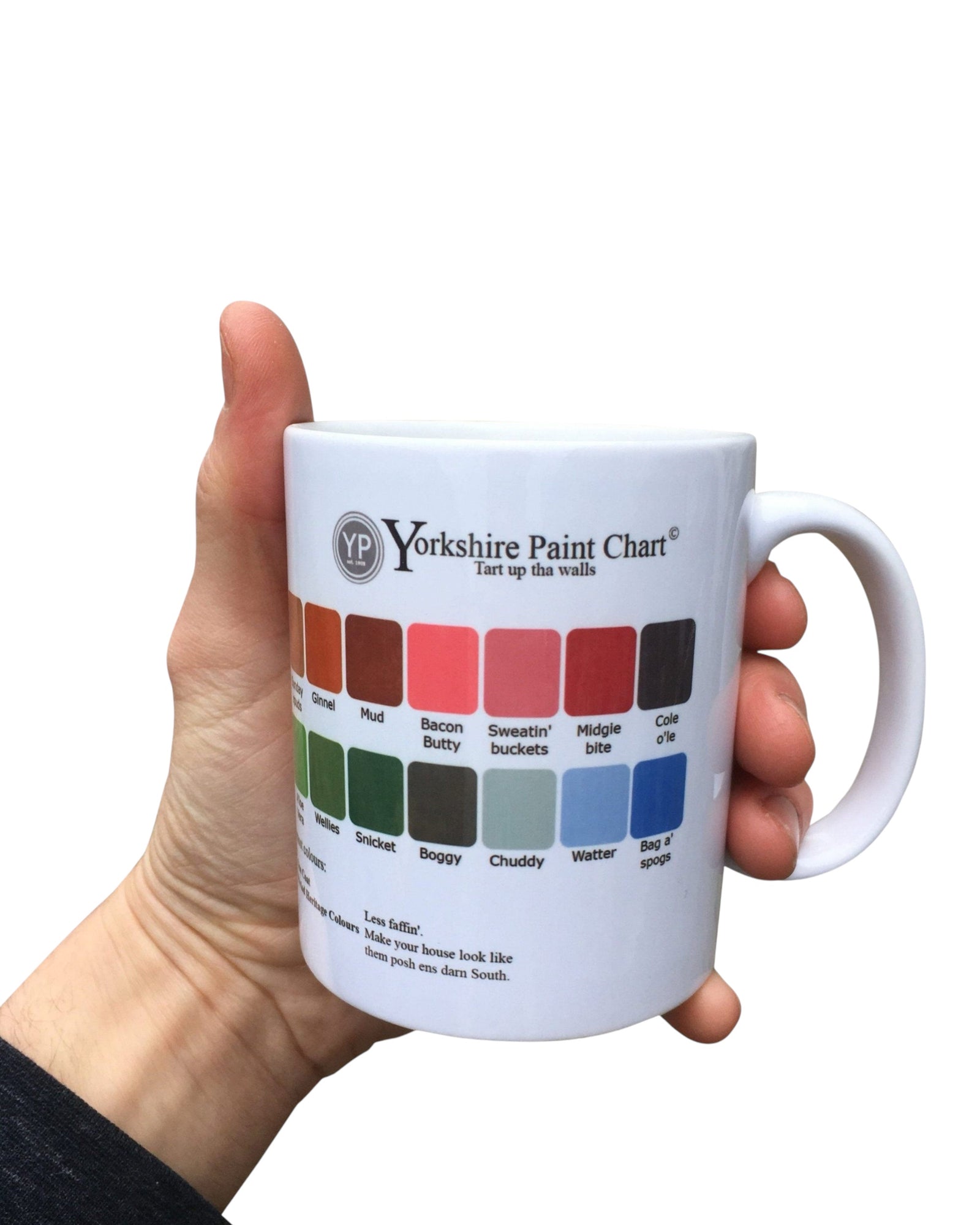 Yorkshire Paint Chart Decorator Mug