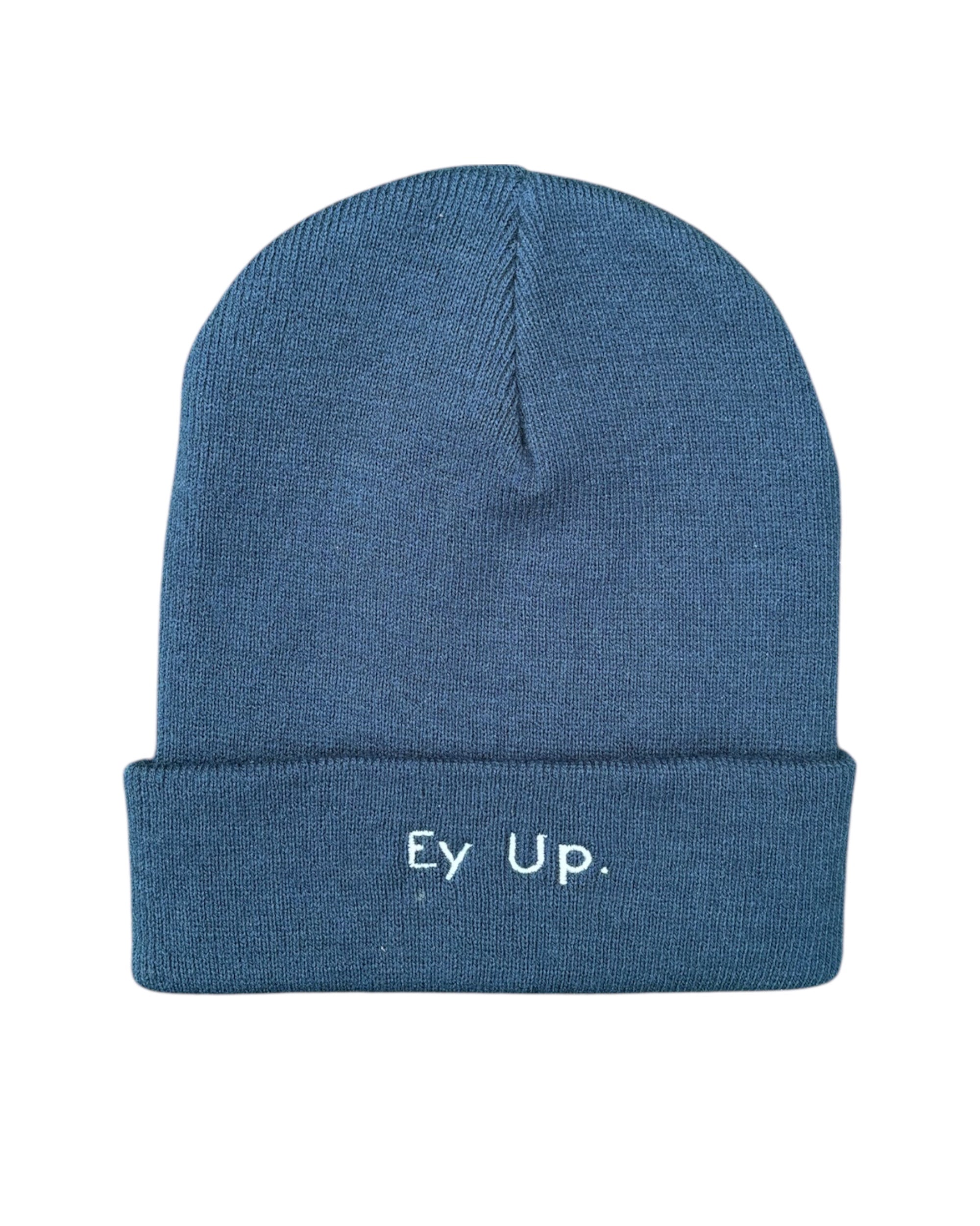 Yorkshire Ey Up Embroidered Beanie Hat - One Size - 3 Colours