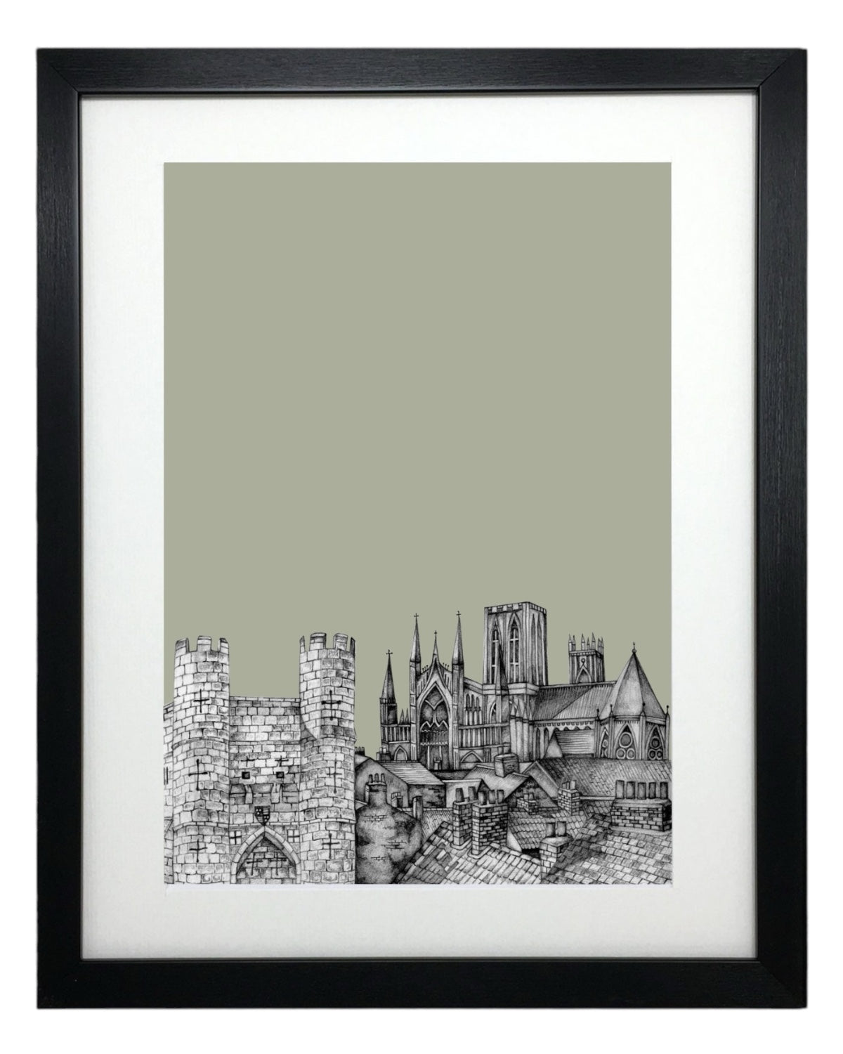 York Yorkshire Sketch Print