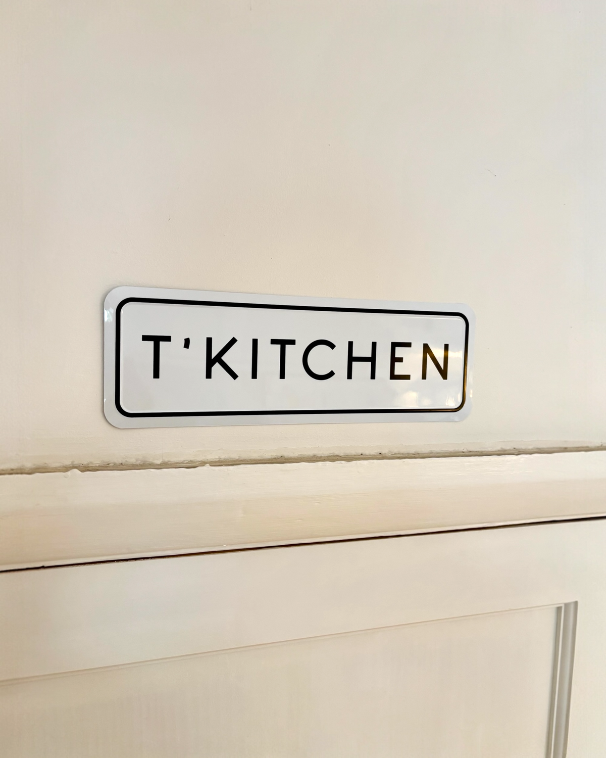 Yorkshire T’Kitchen Home Metal Embossed Sign