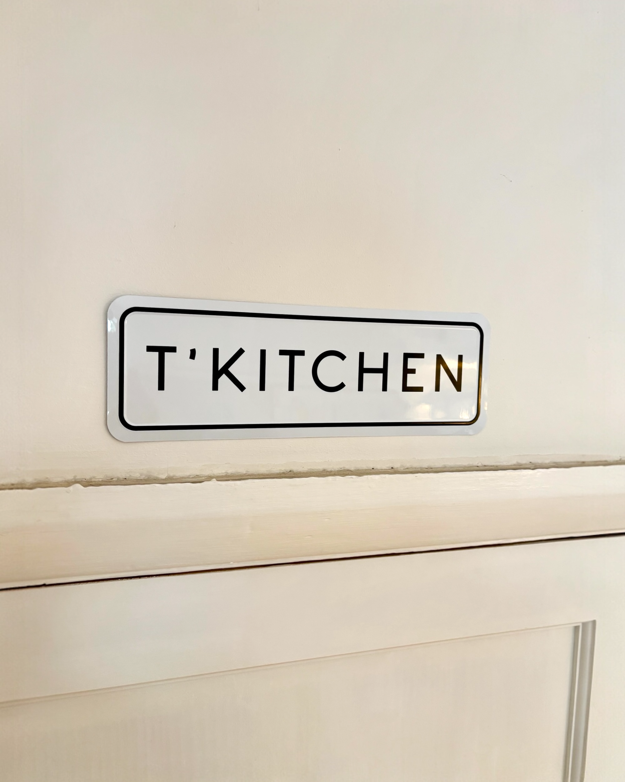 Yorkshire T’Kitchen Home Metal Embossed Sign