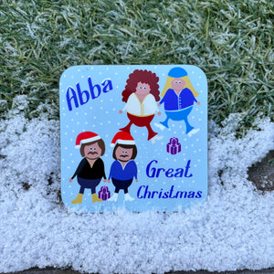 ABBA Christmas Coaster