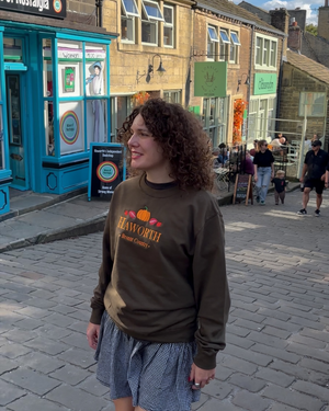 Haworth Yorkshire Autumn Embroidered Sweatshirt