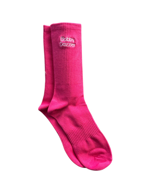 Bobby Dazzler Embroidered Crew Socks