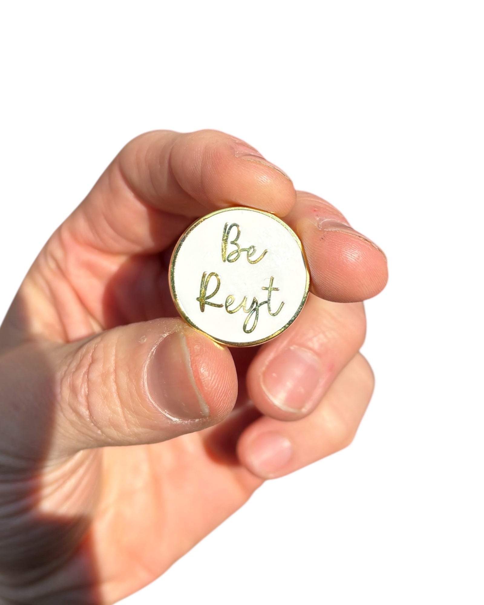 Be Reyt Yorkshire Pin Badge